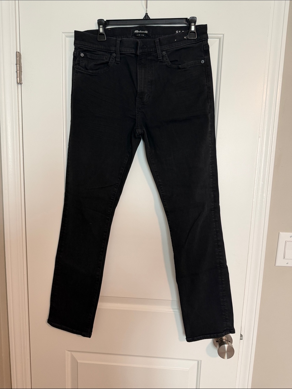 Madewell Black Slim Straight Men's Jeans